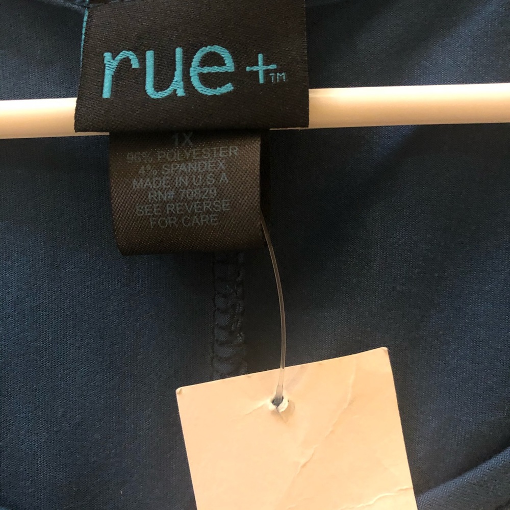 Blue jersey tunic